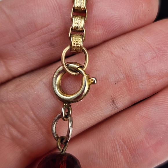 Vintage Glass bead‎  station necklace - Picture 11 of 16